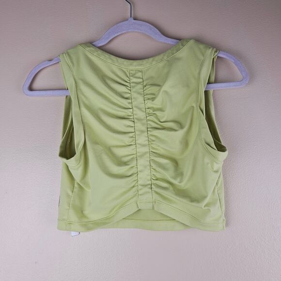 FP Free People Movement Green Tank Crop Top Size Small - Picture 2 of 6
